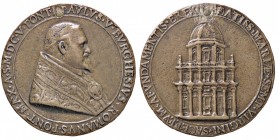 MEDAGLIE - PAPALI - Paolo V (1605-1621) - Medaglia 1605 - Cappella Paolina di Santa Maria Maggiore Weber 334 R AE Ø 56 Foro otturato
bel BB