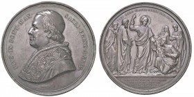 MEDAGLIE - PAPALI - Pio IX (1866-1870) - Medaglia 1869 - A. XXIV - Concilio Ecumenico Bart. XXIV - 8 R AG Opus: Bianchi Ø 74 Colpo al bordo
SPL