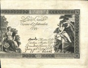 CARTAMONETA - SARDO-PIEMONTESE - Regie Finanze - 100 Lire 01/09/1799 - 8° tipo Gav. 36 R
qFDS