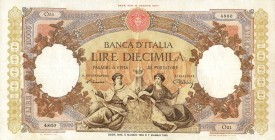 CARTAMONETA - BANCA d'ITALIA - Repubblica Italiana (monetazione in lire) (1946-2001) - 10.000 Lire - Rep. Marinare 08/05/1948 Alfa 825; Lireuro 73A RR...