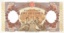 CARTAMONETA - BANCA d'ITALIA - Repubblica Italiana (monetazione in lire) (1946-2001) - 10.000 Lire - Rep. Marinare 23/03/1961 Alfa 842; Lireuro 73R Ca...