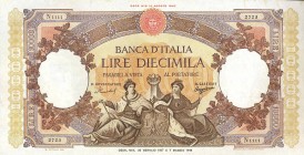 CARTAMONETA - BANCA d'ITALIA - Repubblica Italiana (monetazione in lire) (1946-2001) - 10.000 Lire - Rep. Marinare 26/01/1957 Alfa 835; Lireuro 73K Me...
