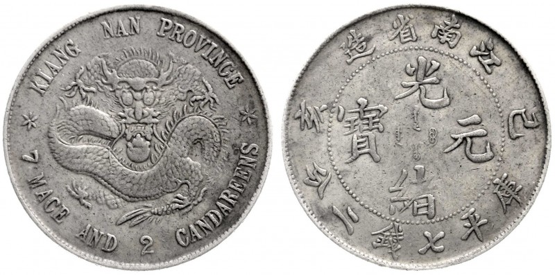 China
Qing-Dynastie. De Zong, 1875-1908
Dollar Jahr Chi Hai = 1899 Provinz Kia...