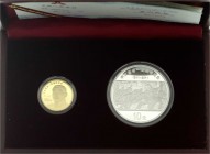 China
Volksrepublik, seit 1949
2 Stück: 100 Yuan GOLD und 10 Yuan Silber 2011 100. Jahrestag der Xinhai-Revolution. 1/4 Unze Gold und 1 Unze Silber....