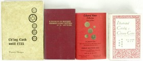 China
Numismatische Literatur
4 Bücher: Ting Fu Pao (Nachdruck), Kann (2. Aufl. 1966), Werner Burger Ching Cash until 1735, Auktionskatalog Schulman...