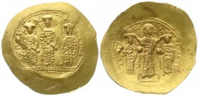 Kaiserreich
Romanus IV. Diogenes, 1068-1071
Histamenon Nomisma 1068/1071 Christus krönt Romanus und Eudocia/seine Söhne Michael, Constantius und And...