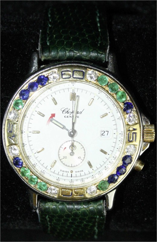 Armbanduhren
Damenarmbanduhr CHOPARD Mille Miglia, Gelbgold 750/Edelstahl, Lune...