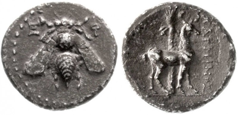 Ionia
Ephesos
Aristagoras, ca. 387/295 v.Chr
Drachme 207/150 v. Chr. Magistra...