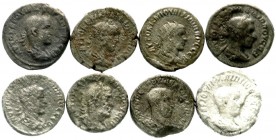 Syrien
Antiochia
Philippus I. Arabs, 244-249
8 Stück: 7 X Tetradrachme 244/249. Drap., bel. Brb. n.r., mit Strahlenbinde/Δ̔ΜΑΡΚ ἘΞΟΥCἸΑC SC. Adler....
