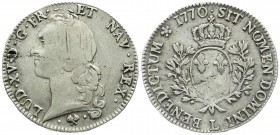 Frankreich
Ludwig XV., 1715-1774
Ecu au Bandeau 1770 L. sehr schön, kl. Kratzer
