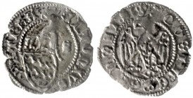 Italien-Aquilea, Patriarchat
Antonio Gaetani, 1395-1402
Denaro o.J. sehr schön, Randfehler