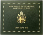 Italien-Kirchenstaat
Johannes Paul II., 1978-2005
Offizieller Kursmünzensatz 2005 1 Cent bis 2 Euro. Im Originalblister (grün).
Stempelglanz