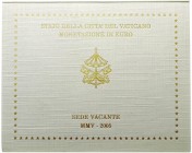 Italien-Kirchenstaat
Sedisvakanz 2005
Offizieller Kursmünzensatz von 1 Cent bis 2 Euro 2005 Sede Vakante. Im Originalblister (Silber mit Golddruck)...