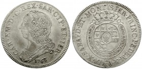 Italien-Sardinien
Karl Emanuel III., 1730-1773
1/2 Scudo nuovo 1763, Turin. gutes sehr schön