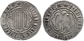 Italien-Sizilien
Giacomo d'Aragona, 1285-1296
Pierreale o.J. sehr schön/vorzüglich, schöne Patina, kl. Randfehler