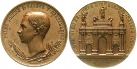 Haus Habsburg
Franz Joseph I., 1848-1916
Bronzemedaille 1852 von Radnitzky, "dem Sieger über die Herzen seiner Völker", gewidmet von der Stadt Wien ...