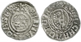 Anhalt-gemeinschaftlich
Joh. Georg, Christian, August, Rudolf und Ludwig, 1603-1618
Groschen 1617, Zerbst. sehr schön