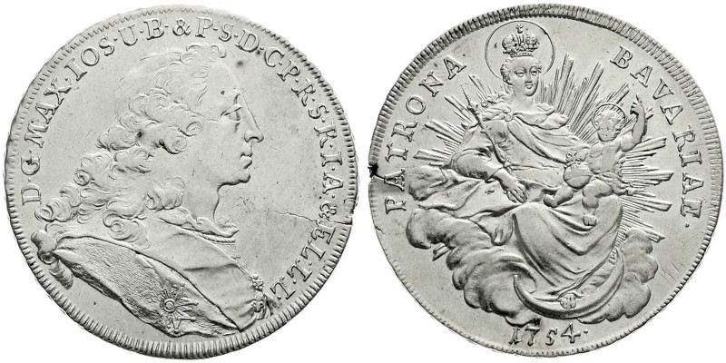 Bayern
Maximilian III. Joseph, 1745-1777
Madonnentaler 1754. gutes vorzüglich,...