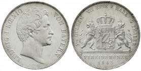 Bayern
Ludwig I., 1825-1848
Doppeltaler 1843. prägefrisch, winz. Kratzer