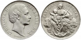 Bayern
Ludwig II., 1864-1886
Madonnentaler o.J. (1865). vorzüglich