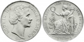 Bayern
Ludwig II., 1864-1886
Siegestaler 1871. fast Stempelglanz