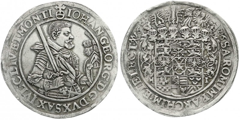 Sachsen-Albertinische Linie
Johann Georg I., 1615-1656
Reichstaler 1626. vorzü...