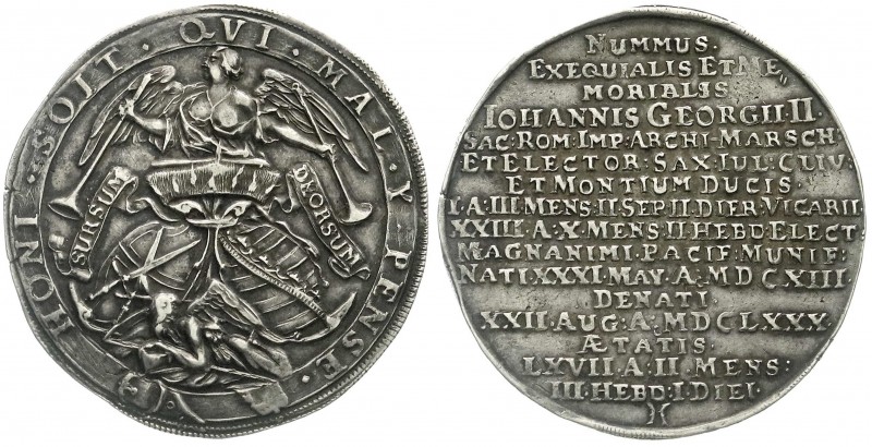 Sachsen-Albertinische Linie
Johann Georg II., 1656-1680
Taler im Wechseltalerf...