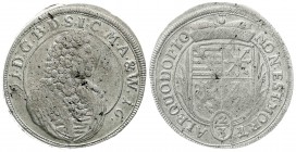 Sachsen-Meiningen
Bernhard, 1680-1706
Gulden 1691. vorzüglich, übl. Prägeschwäche und kl. Schrötlingsfehler