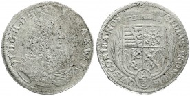 Sachsen-Römhild
Heinrich, 1680-1710
2/3 Taler 1691. S-I getrennt, in der Umschrift QVIS.
vorzüglich, winz. Randfehler
