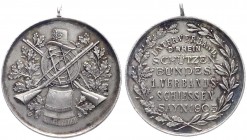 Sayn-Wittgenstein-Hohenstein
Medaillen
Tragbare Silberne Schützenmedaille 1903 a.d. 1. Verbandsschiessen in Sayn. 36 mm.
vorzüglich, kl. Kratzer
