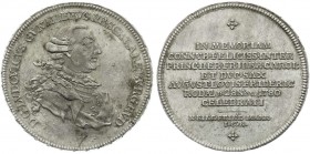Schwarzburg-Rudolstadt
Ludwig Günther II., 1767-1790
Konventionstaler 1780 ICK. Hochzeit des Kronprinzen.
Felder bearbeitet, sonst vorzüglich, schö...