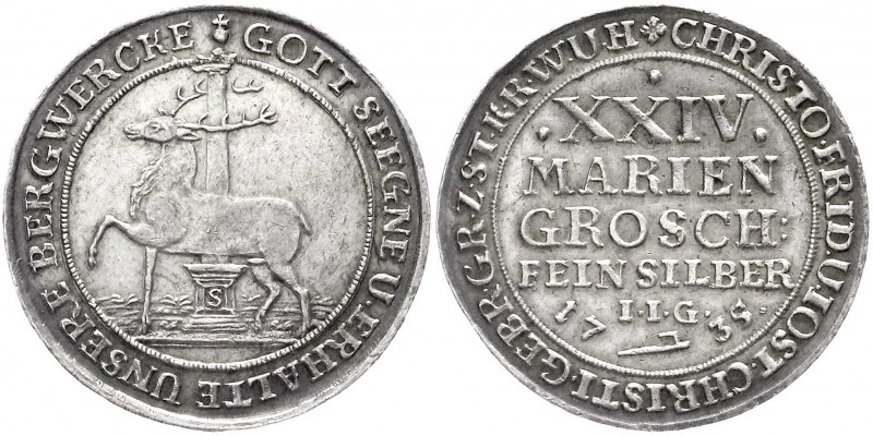 Stolberg-Stolberg
Christoph Friedrich und Jost Christian, 1704-1738
XXIV Marie...