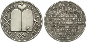 Münchner Medailleure
Karl Goetz
Silbermedaille o.J.(1933). Zur Geburt. 36 mm; 19,87 g.
vorzüglich/Stempelglanz, mattiert, schöne Patina, selten