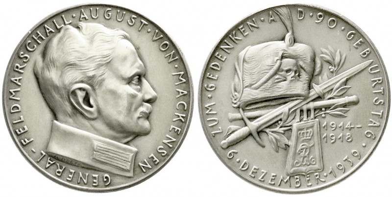 Münchner Medailleure
Karl Goetz
Silbermedaille 1939. General Feldmarschall v. ...