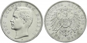 Bayern
Otto, 1886-1913
5 Mark 1893 D. vorzüglich