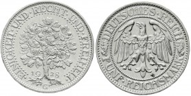 Kursmünzen
5 Reichsmark Eichbaum Silber 1927-1933
1928 G. gutes vorzüglich, winz. Kratzer