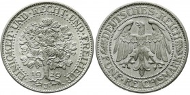 Kursmünzen
5 Reichsmark Eichbaum Silber 1927-1933
1929 J. Stempelglanz, Prachtexemplar