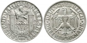 Gedenkmünzen
3 Reichsmark Dinkelsbühl
1928 D. Stempelglanz, Prachtexemplar