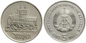 Gedenkmünzen der DDR
5 Mark Meißen 1983 A. Stempelglanz