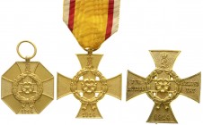 Deutschland
Deutsche Länder, bis 1918
Lippe, 3 Ehrenzeichen: Kreuz für heldenmüthige Tat 1914 im Originaletui, MV-Kreuz 1914, MV-Medaille 1914.
vor...