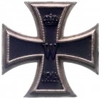 Deutschland
Deutsche Länder, bis 1918
Preußen: Eisernes Kreuz I. Klasse 1914 flache Form, Hersteller K.A.G. Im Originaletui.
vorzüglich