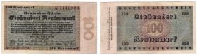 Die deutschen Banknoten ab 1871 nach Rosenberg
Deutsches Reich, 1871-1945
100 Rentenmark 1.11.1923. Serie A.
IV-III, kl. Einriß