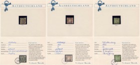 Deutschland
Altdeutschland
Altdeutschland **/gest.: Qualitätssammlung im BOREK-Album mit Ausgaben von Bayern, Helgoland, Preußen, Schleswig-Holstein...