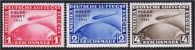 Deutschland
Deutsches Reich
1 RM - 4 RM Polarfahrt 1931, kompletter ungebrauchter Satz mit Falz. Mi. 900,-€.
*