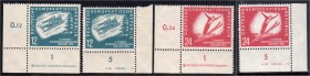 Deutschland
Deutsche Demokratische Republik
Wintersportmeisterschaften 1951, postfrisch, alle mit Druckvermerk und Druckereizeichen. Mi. 180,-€.
**...