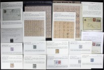 Lots und Sammlungen
Italien 1852/1941 (*)/*/gest./Briefe: Hochwertiger Posten mit zahlreichen guten Ausgaben, überwiegend alles auf Einzelloskarten, ...