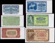 Czechoslovakia Lot of 6 Banknotes 1953
3 5 10 25 50 100 Korun 1953