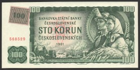 Czechoslovakia 100 Korun 1961 (1993)
P# 91c; UNC; Stamp