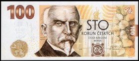 Czech Republic Commemorative Banknote "100th Anniversary of the Czechoslovak Crown" 2019 RARE
# TD 03 000341; 100 Korun 2019; Released just 20.000 Pi...