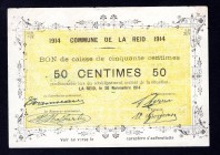 Belgium 50 Centimes 1914
Commune de La Reid
